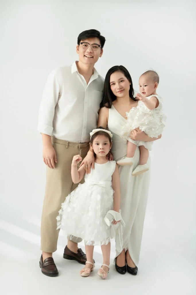 Phối đồ gia đình