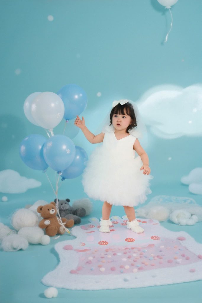 Ảnh 4 trong album Baby Blue Wonderland – Album cổ tích mây bông tại Moomi Studio