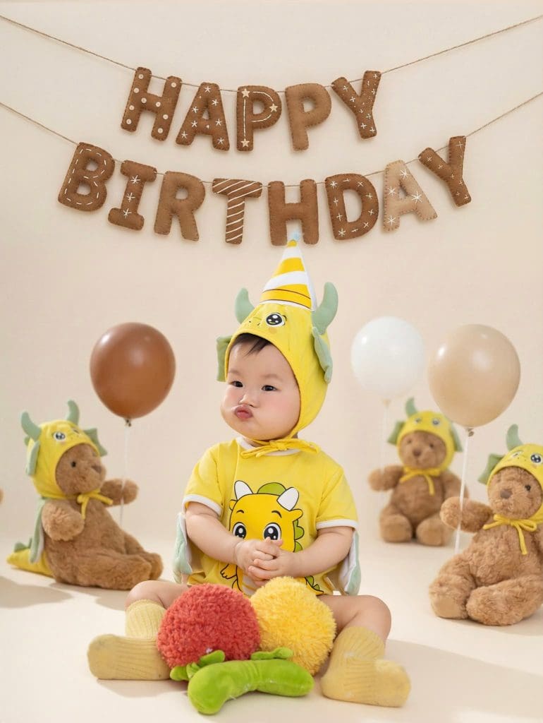 Ảnh 2 trong album Tan Chảy Với 1001 Biểu Cảm "Khó Đỡ" Của Bé Rồng Trong Bộ Ảnh Kỷ Niệm 1 Tuổi…